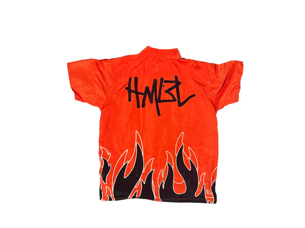 Orange flames shirt