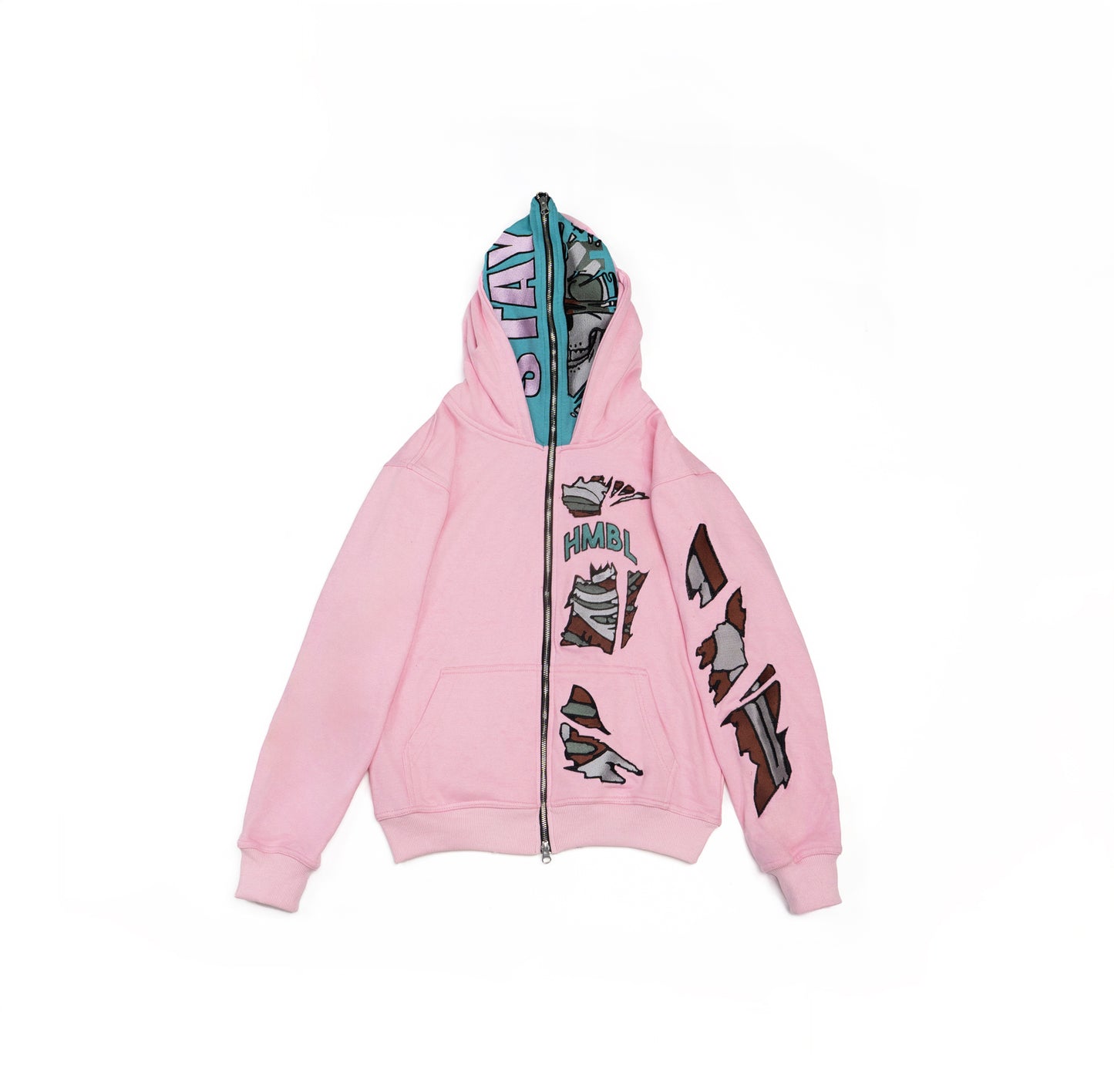 Pink Friday 2.0 double hood full zip