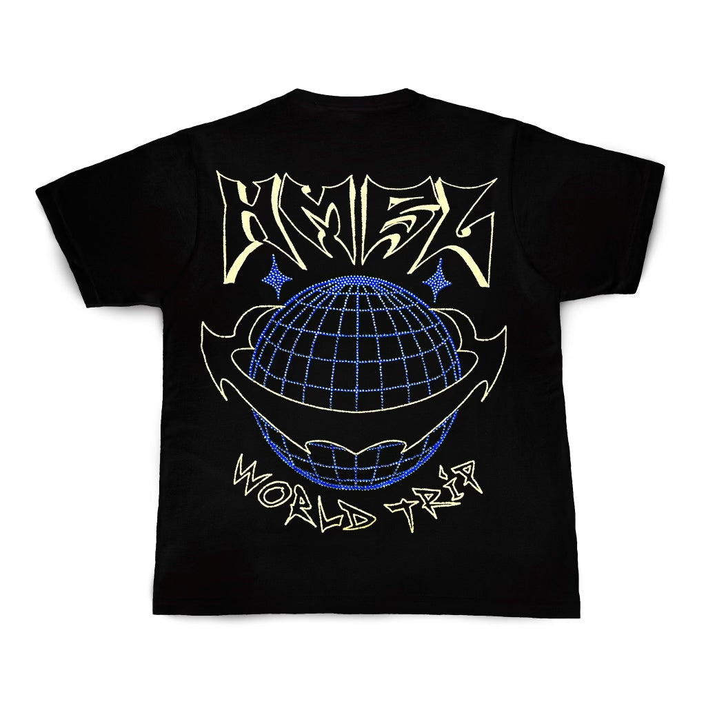 Hmbl blue journey world tour tee