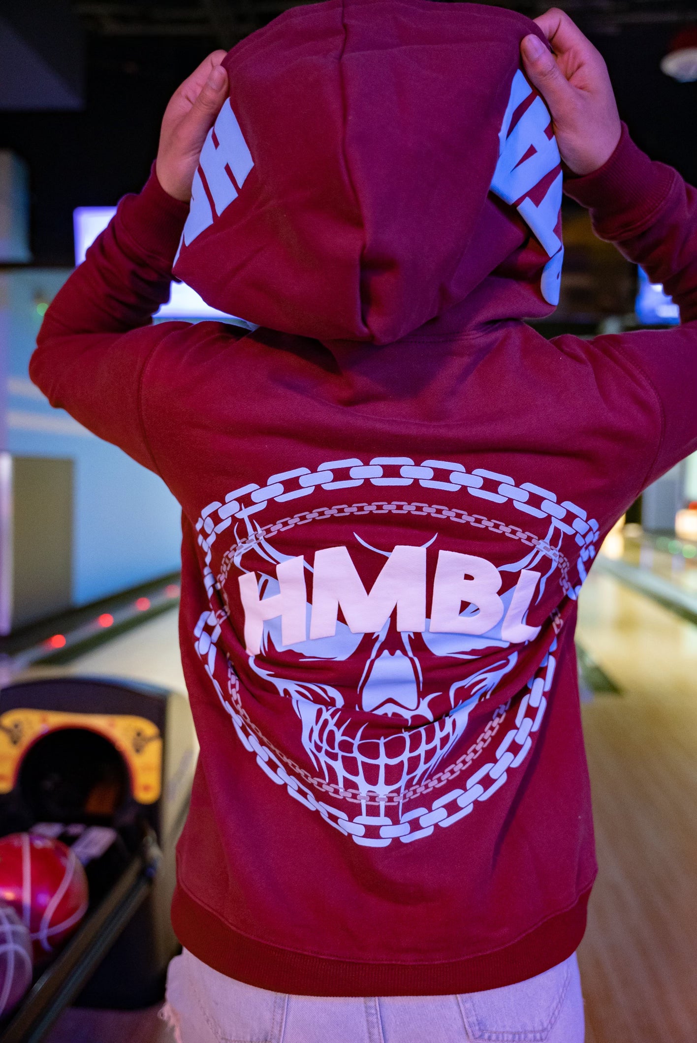 Maroon Stay HMBL Hoodie