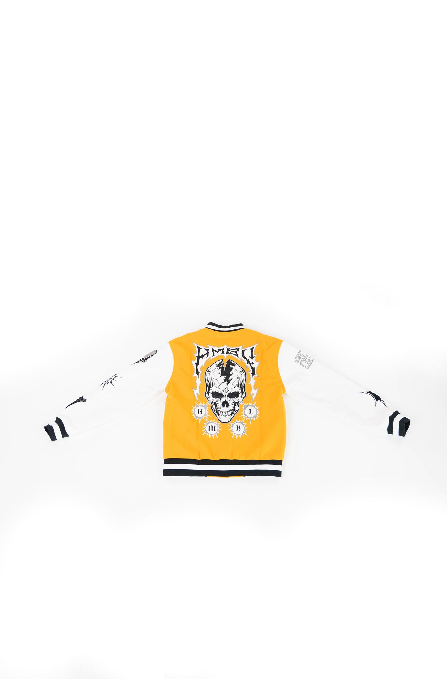 Orange Mango varsity jacket