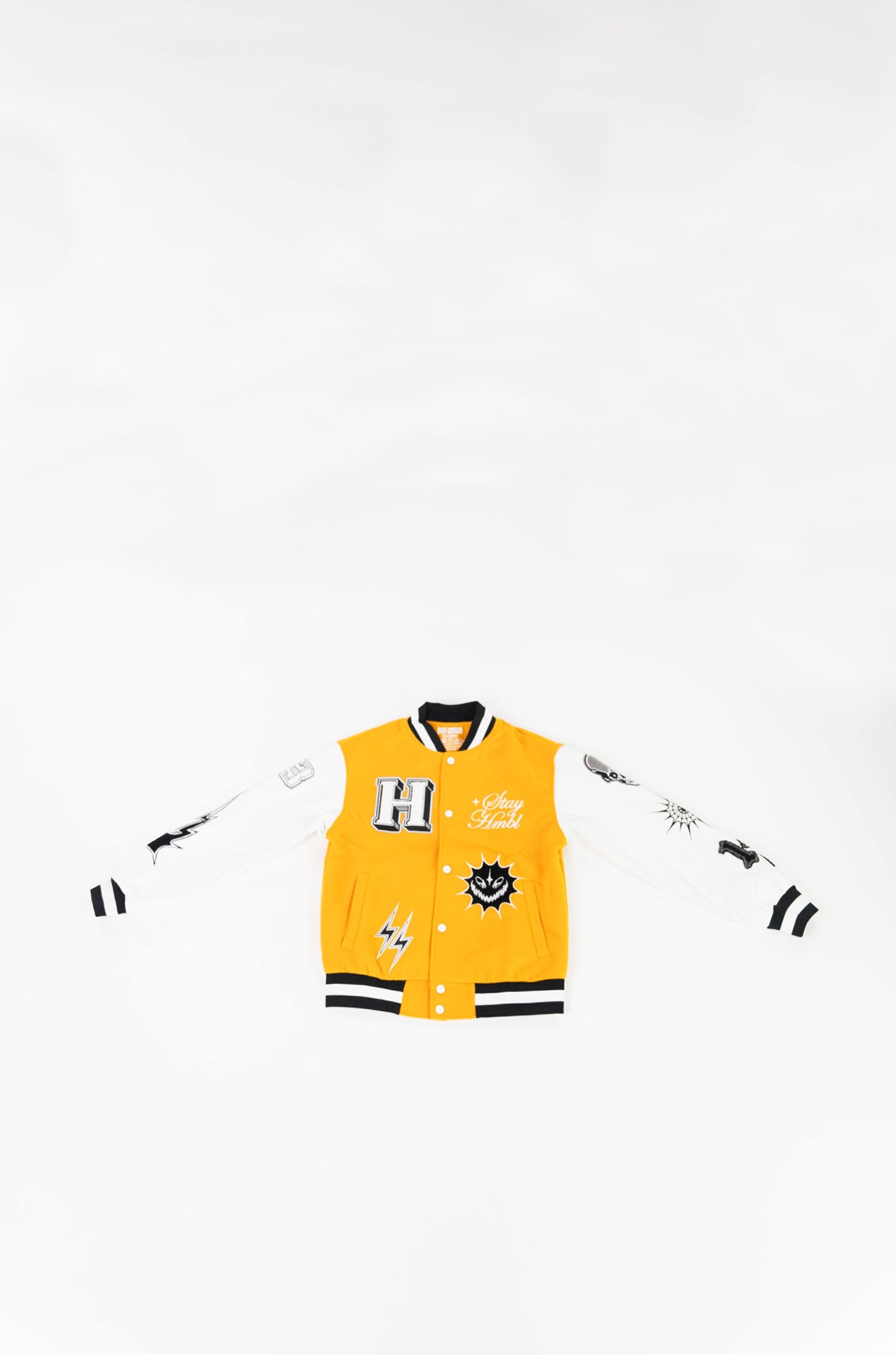 Orange Mango varsity jacket