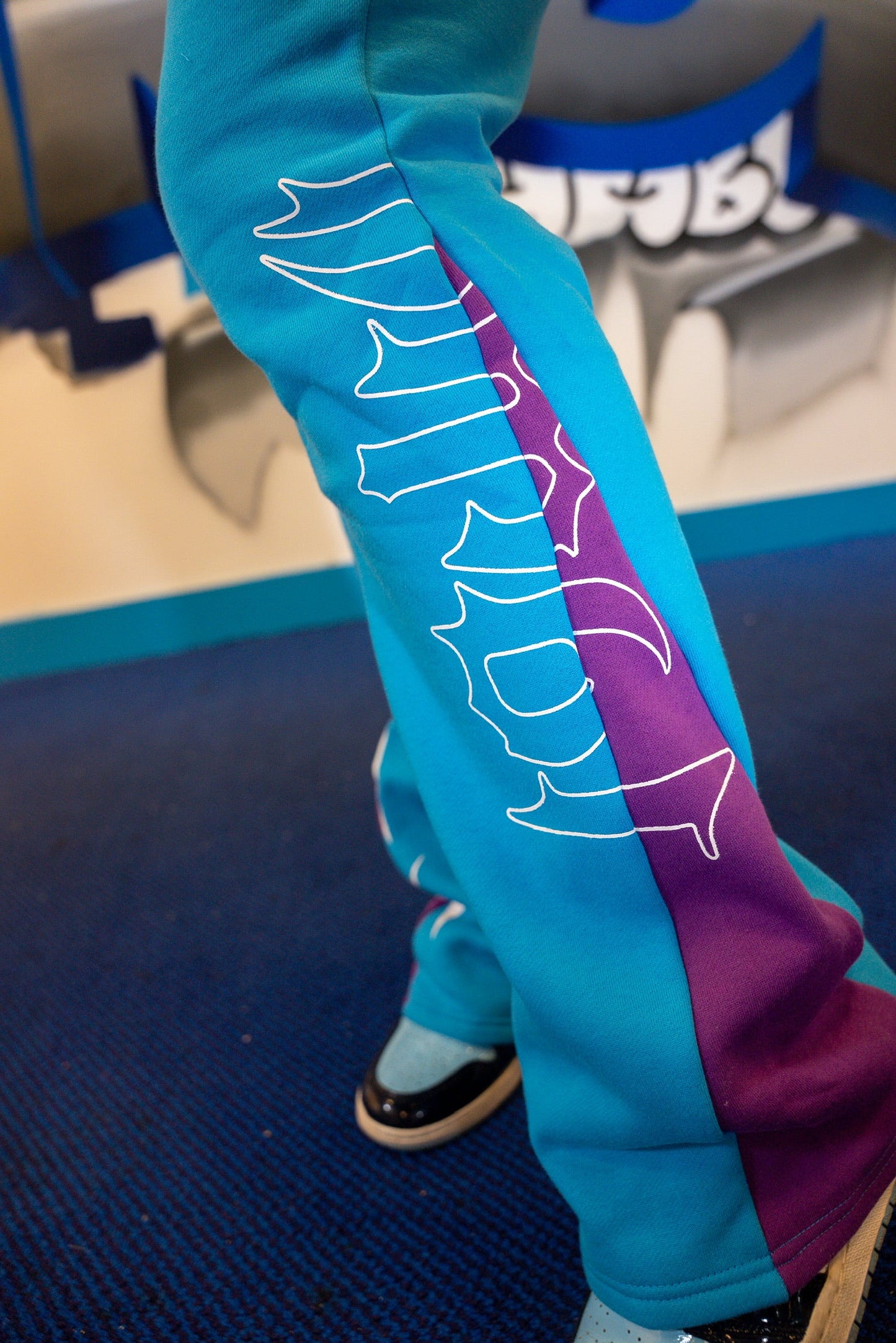 Sweatpants Blueberry stacked sweatpants