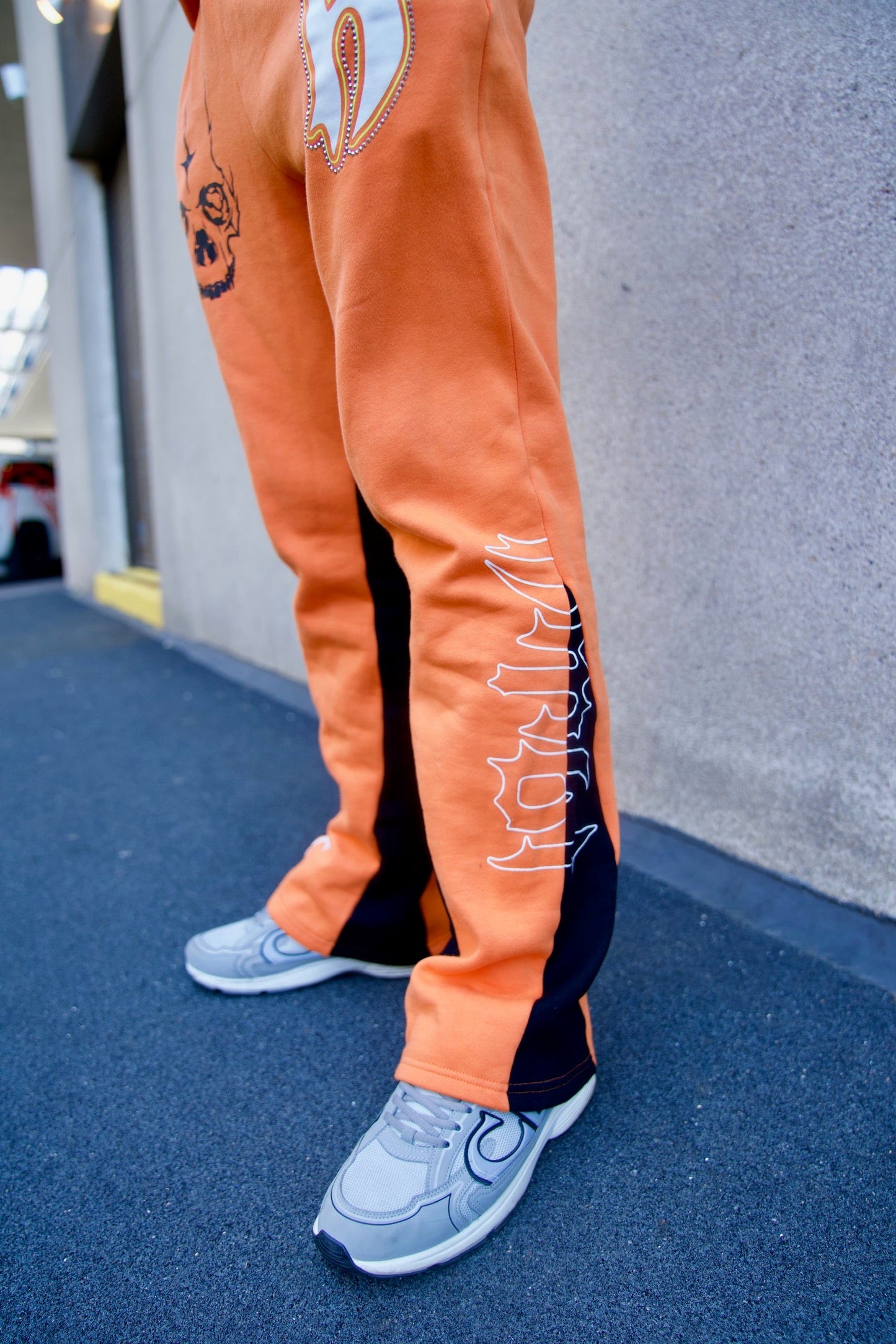 Pants only Orange ranger stacked pants only