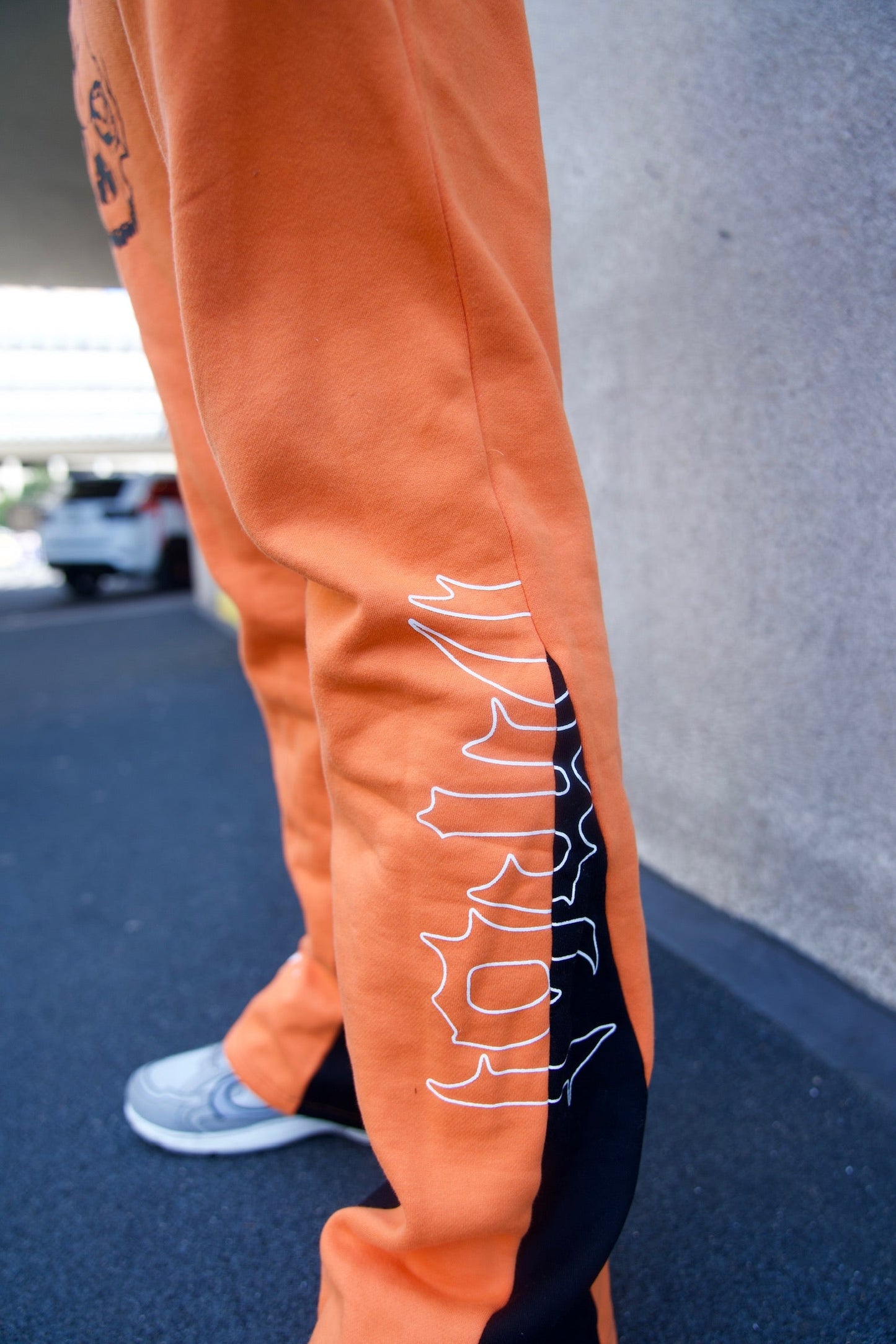 Pants only Orange ranger stacked pants only