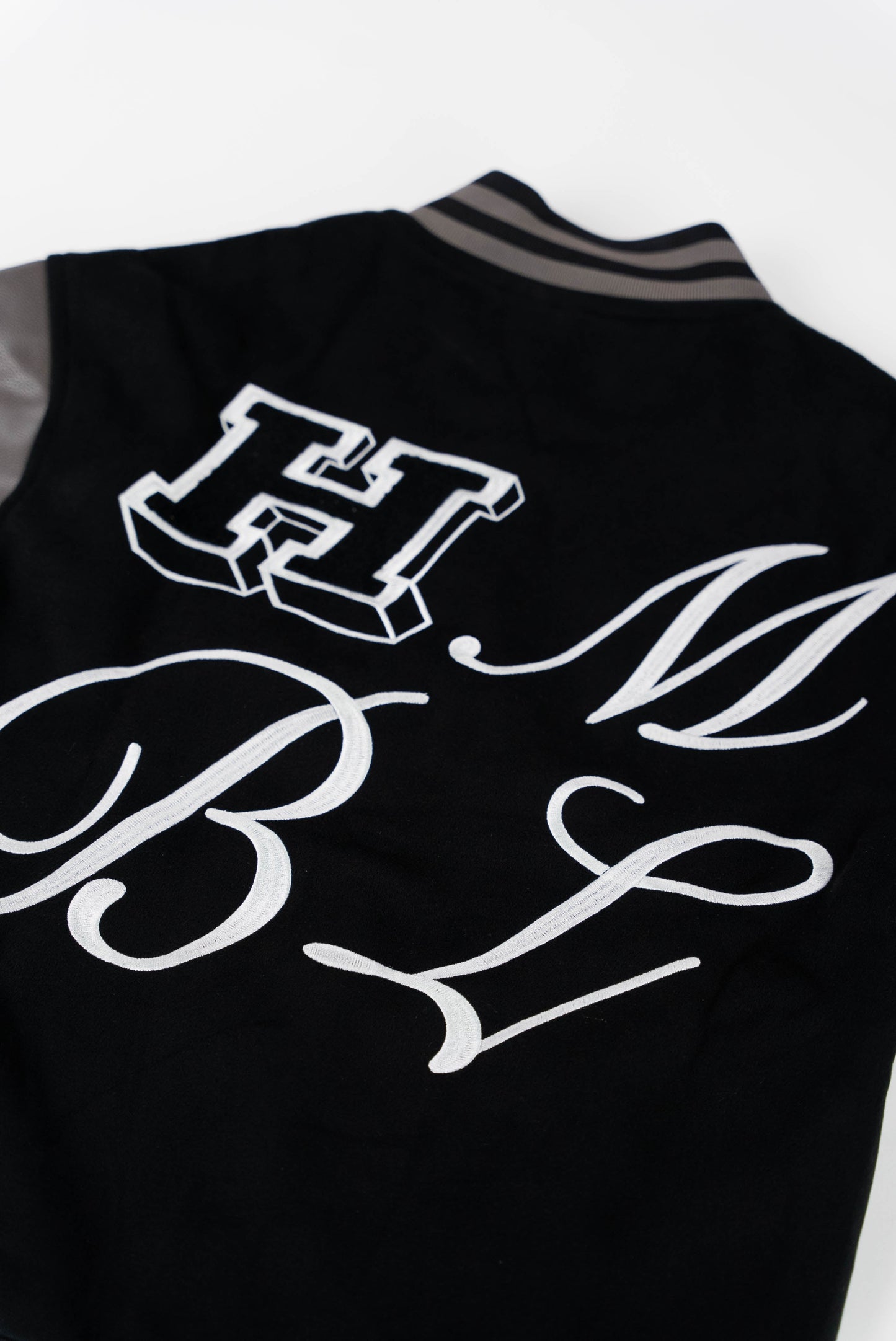 Blackout varsity jacket