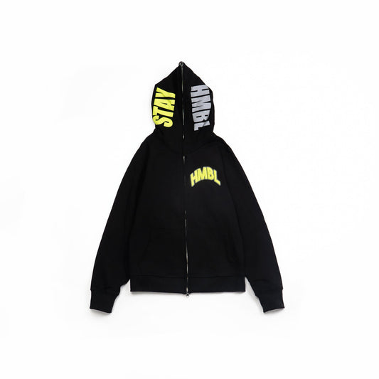 Neon yellow ranger adult full zip