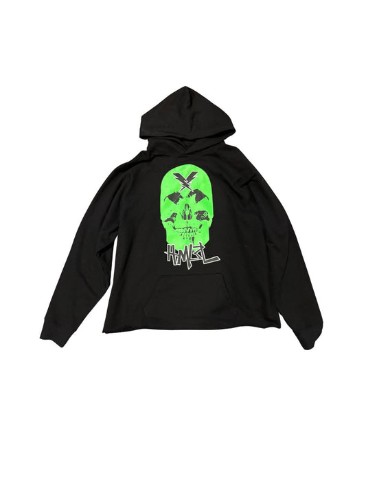 Hmbl cropped pullover hoodie