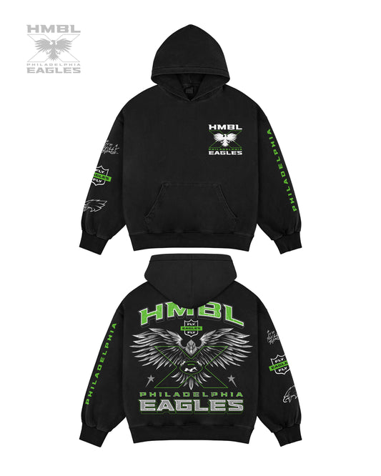 Bleed Green HMBL Eagles Hoodie 660 GSM