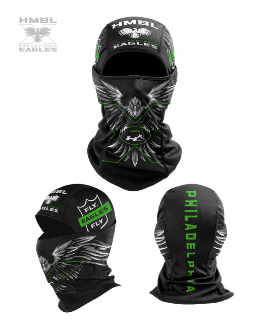 Green Hmbl eagles ski mask