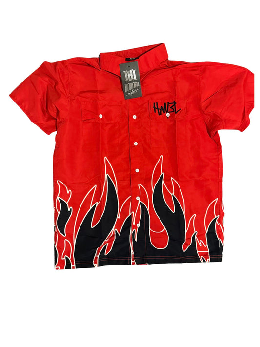 Red flames shirt