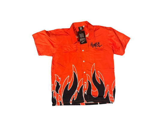 Orange flames shirt