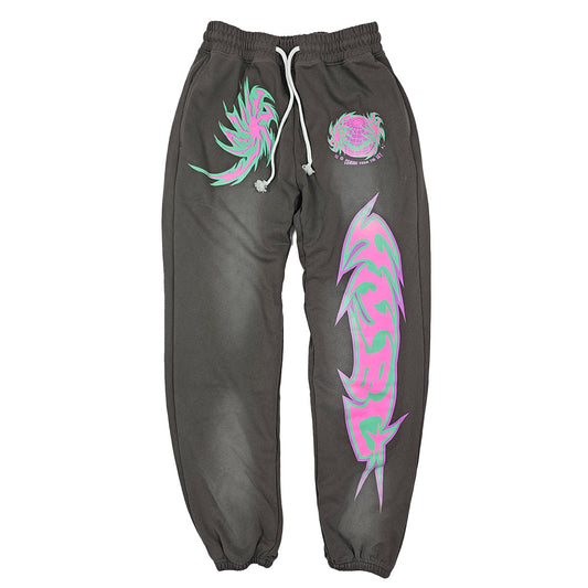 Pink Ak acid wash sweats