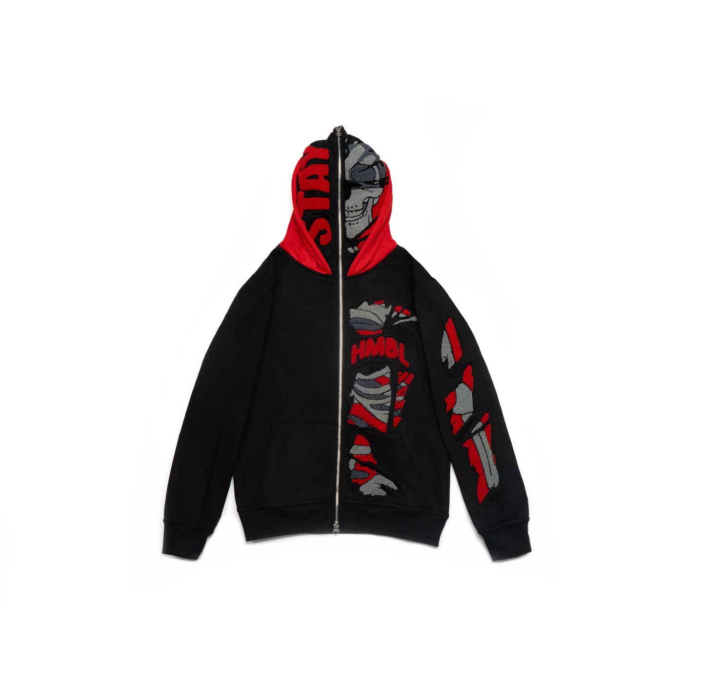 Red ranger double hood 2.0 full zip