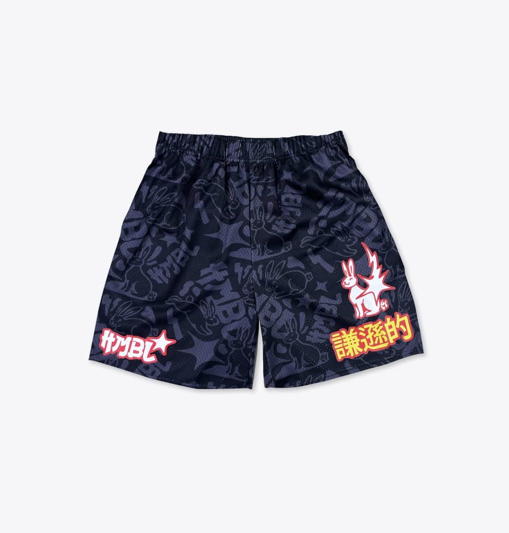 China town x hmbl mesh shorts