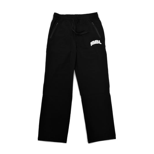 Black track pants swishy unisex