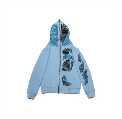 Powder blue 2.0 double full zip