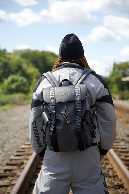 Black HMBL signature designer back pack