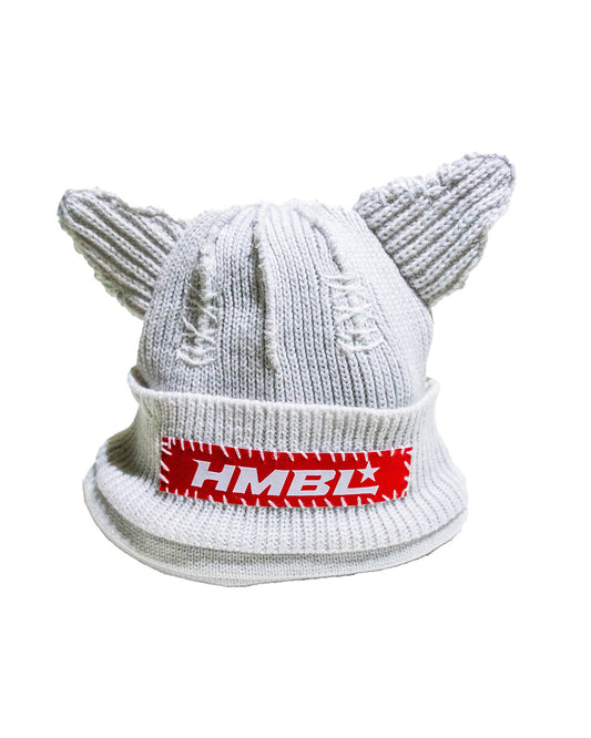 Off white Red tripple layer beanie