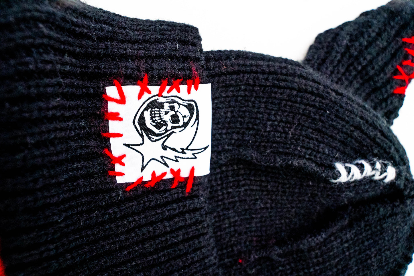 Red ranger triple layer beanie