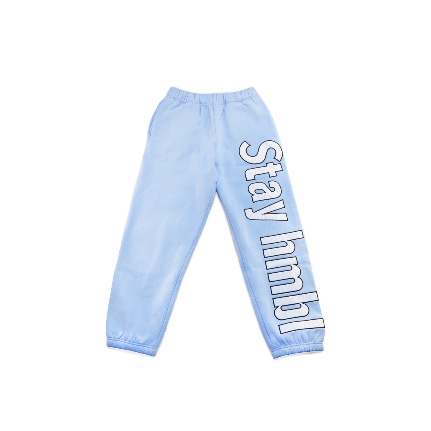 Baby blue eplic embroidery sweatpants