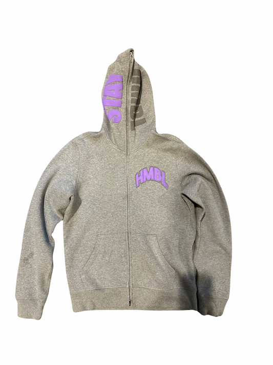 HMBL full zip grey purple