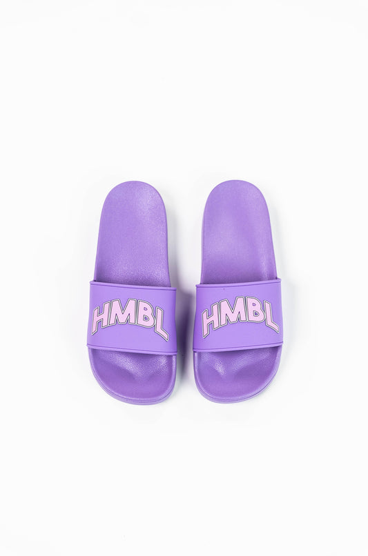 Purple on purple unisex slides ( mens size chart )