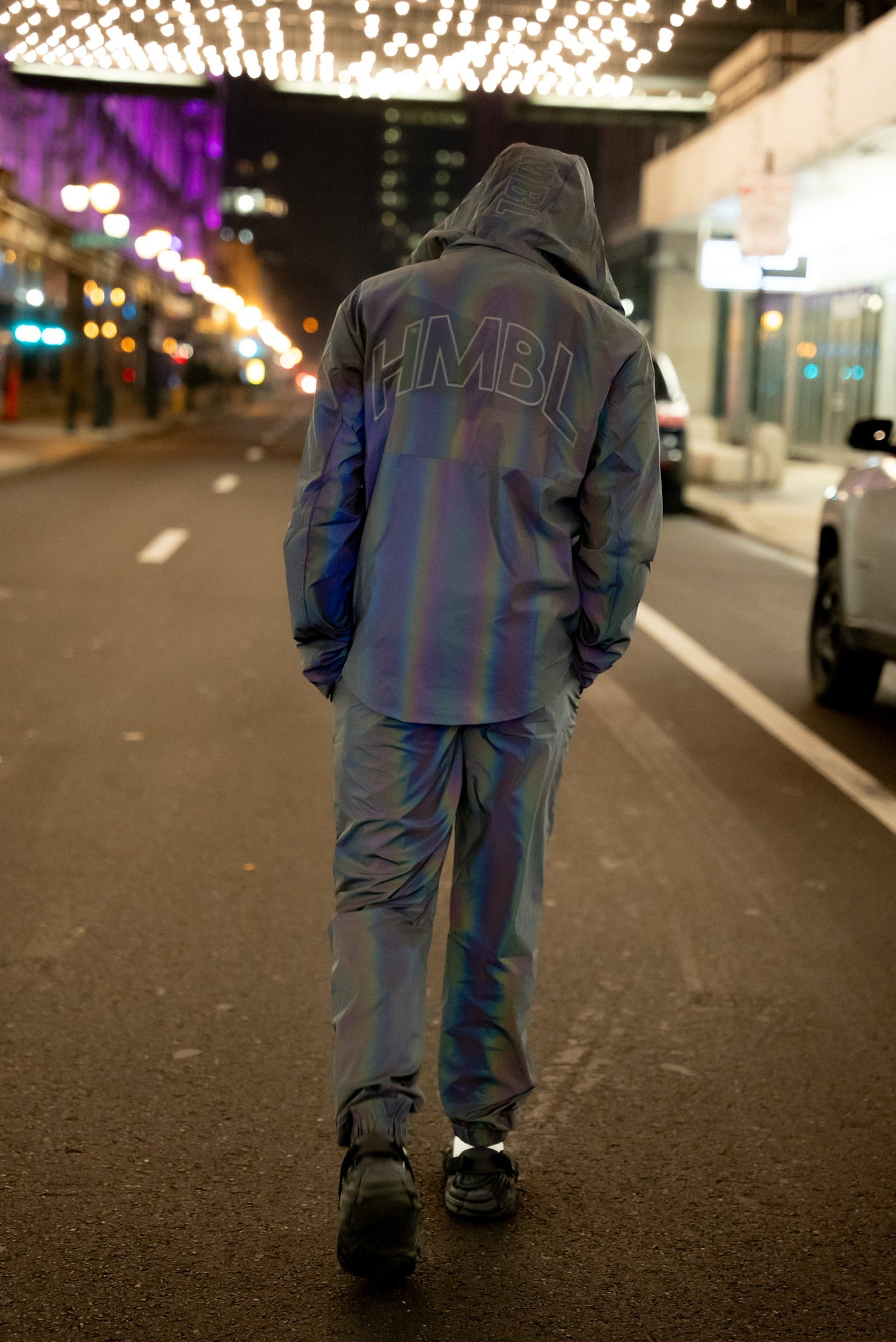 Rainbow reflective Fortnite sweatsuit full set