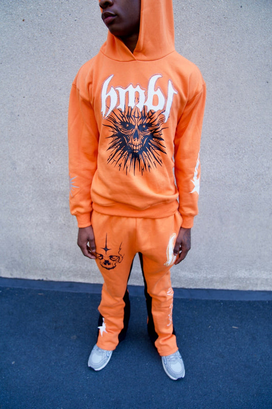 Orange ranger pullover hoodie